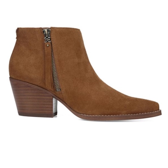 Sam Edelman Shoes - SAM EDELMAN Walden Suede Ankle Booties Tan (Sz 11)